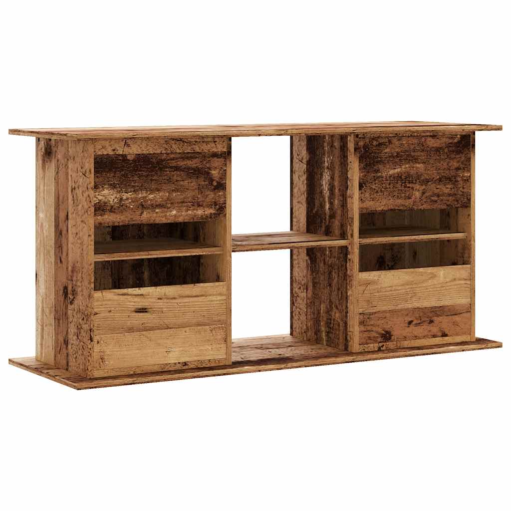 Supporto Acquario 121x41x58cm in Legno Multistrato Legno Antico