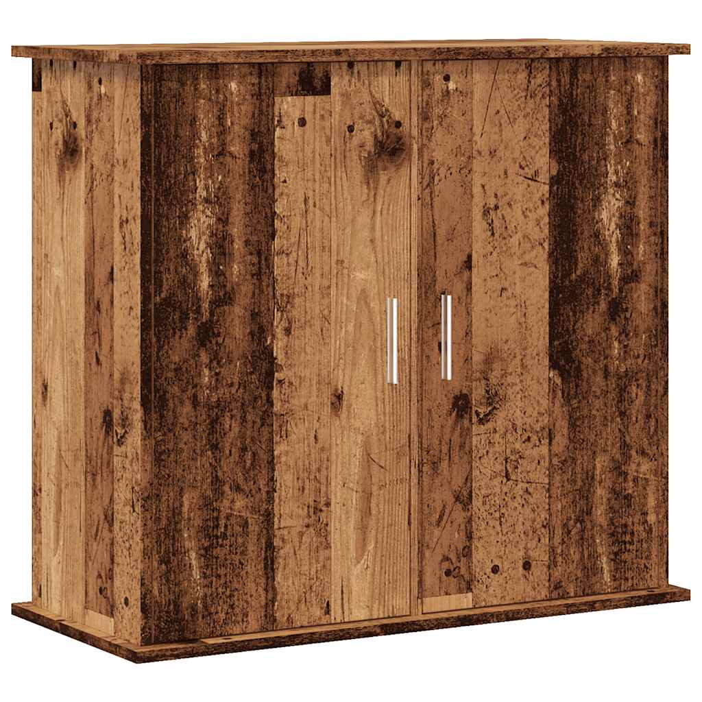 Supporto Acquario 81x36x73 cm in Legno Multistrato Legno Antico