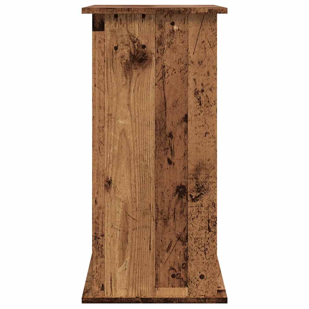 Supporto Acquario 81x36x73 cm in Legno Multistrato Legno Antico