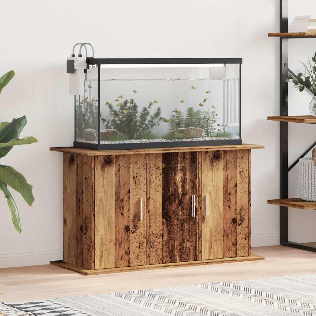 Supporto Acquario 101x41x58cm in Legno Multistrato Legno Antico