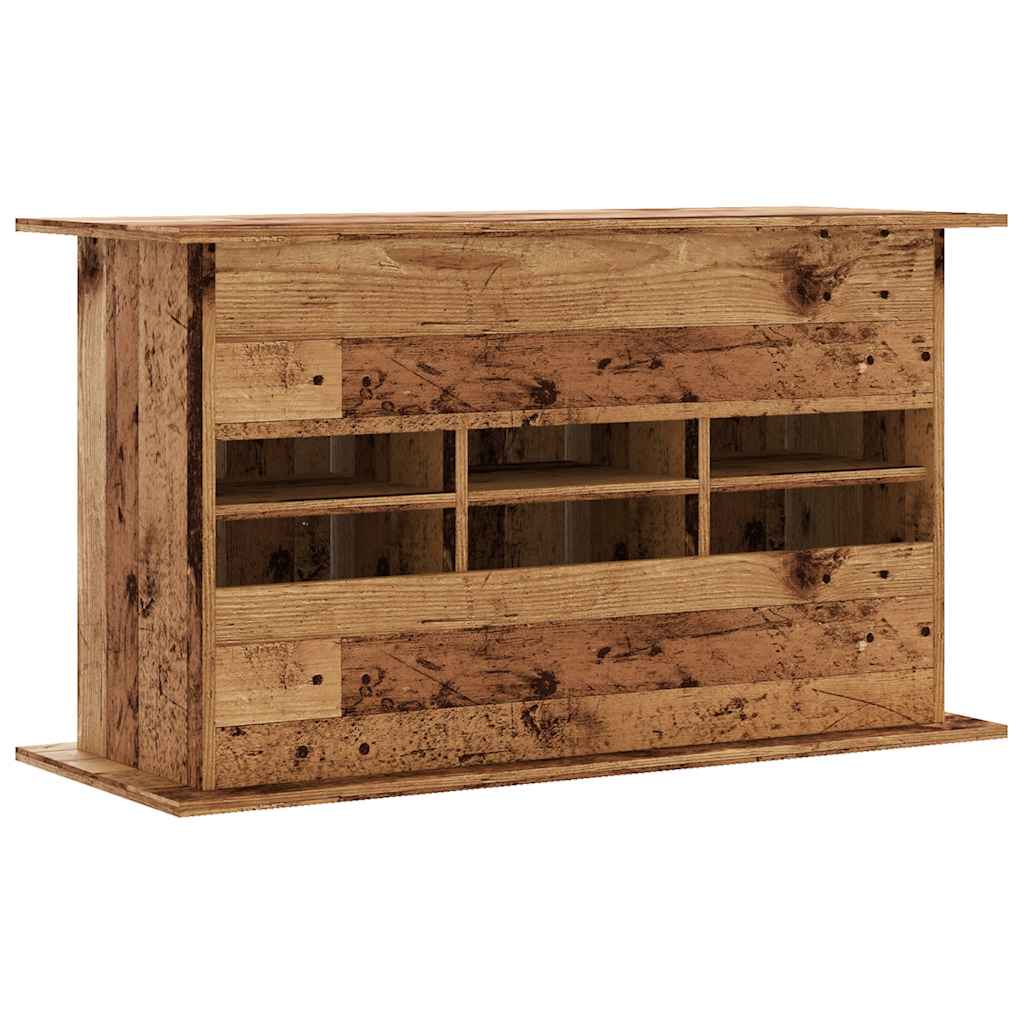 Supporto Acquario 101x41x58cm in Legno Multistrato Legno Antico