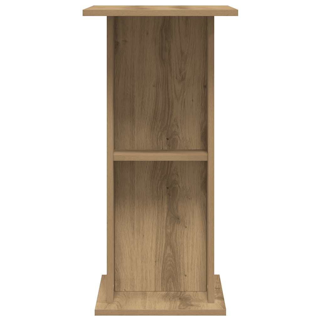 Supporto per acquario artigianale in rovere 36x60,5x72,5 cm in legno ingegnerizzato