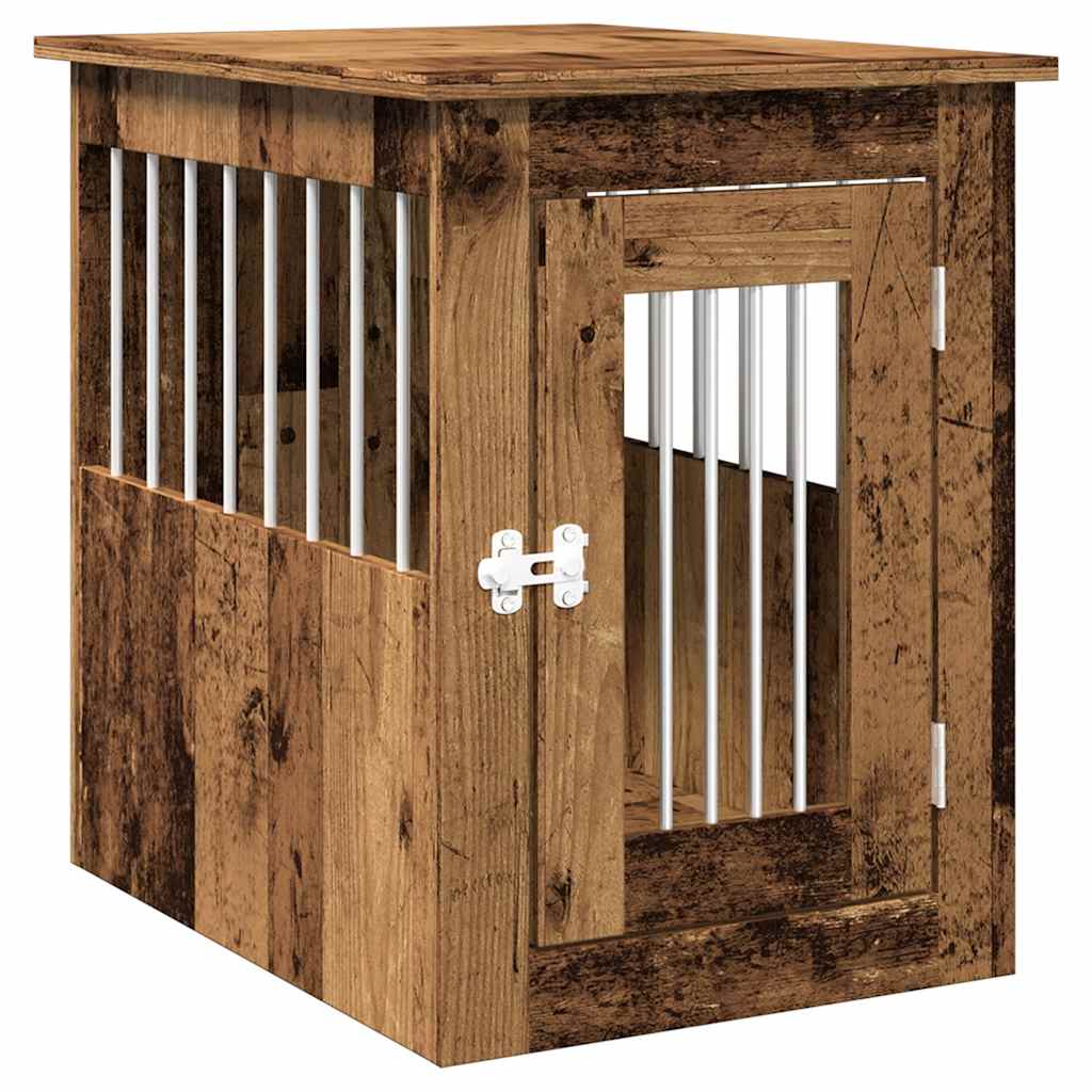 Gabbia Cani da Arredamento Legno Antico Legno Multistrato