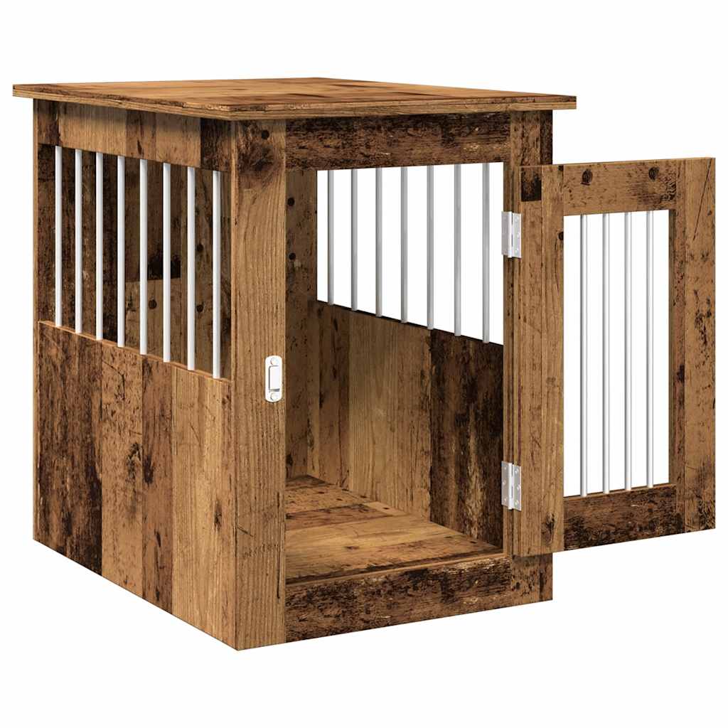 Gabbia Cani da Arredamento Legno Antico Legno Multistrato