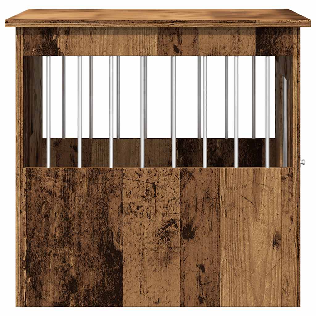 Gabbia Cani da Arredamento Legno Antico Legno Multistrato