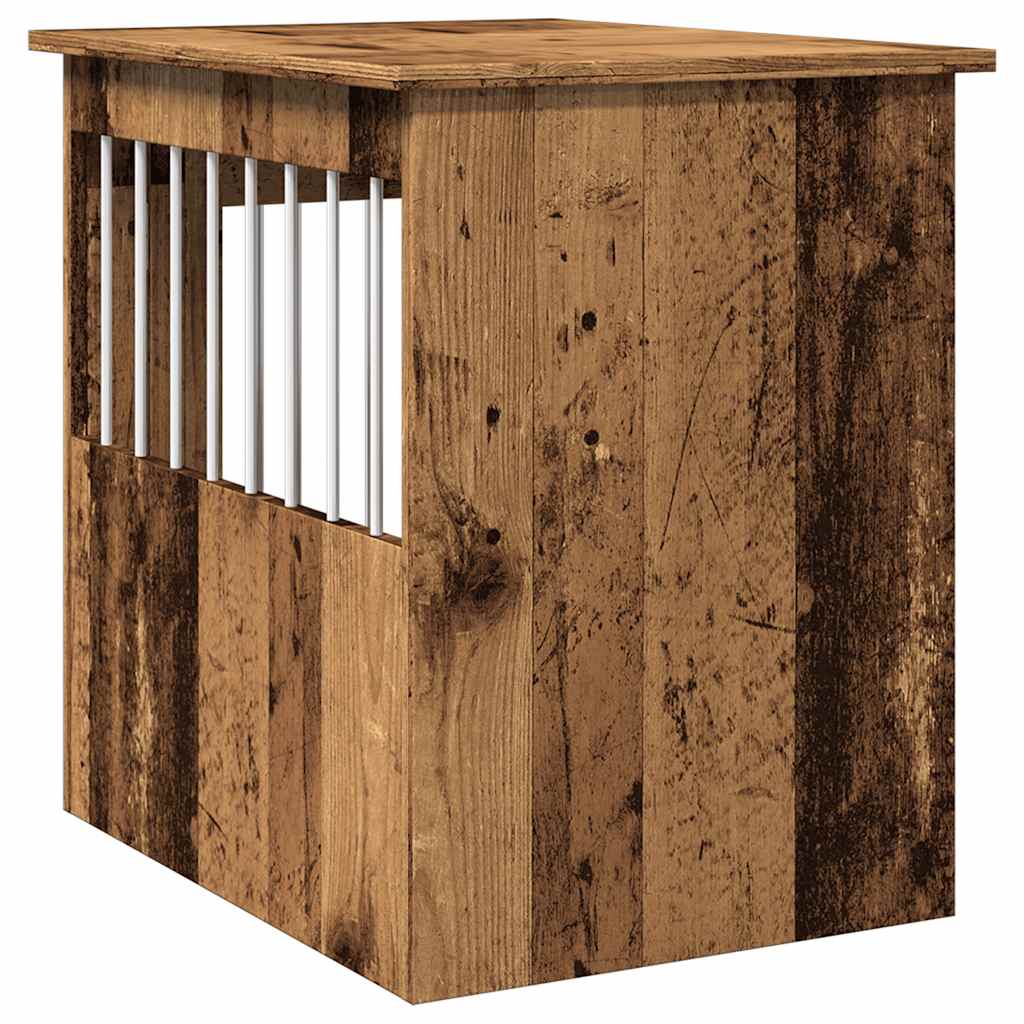 Gabbia Cani da Arredamento Legno Antico Legno Multistrato