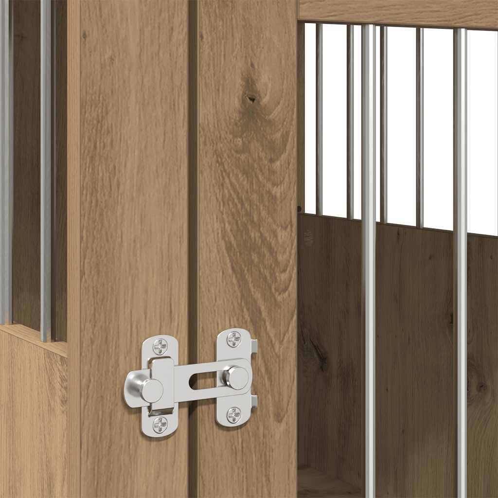 Gabbia Cani Arredamento Rovere Artigianale Legno Multistrato