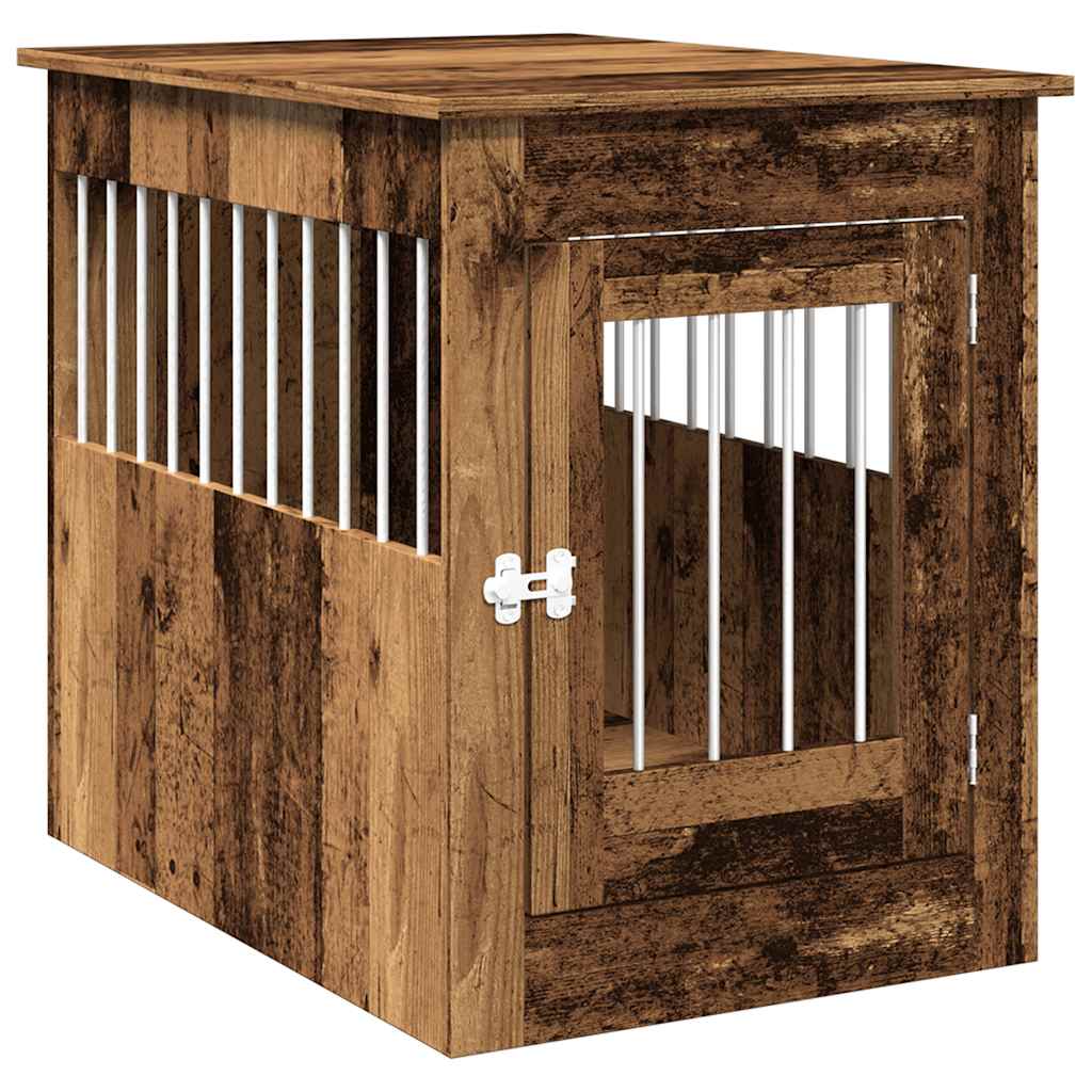 Gabbia Cani da Arredamento Legno Antico Legno Multistrato