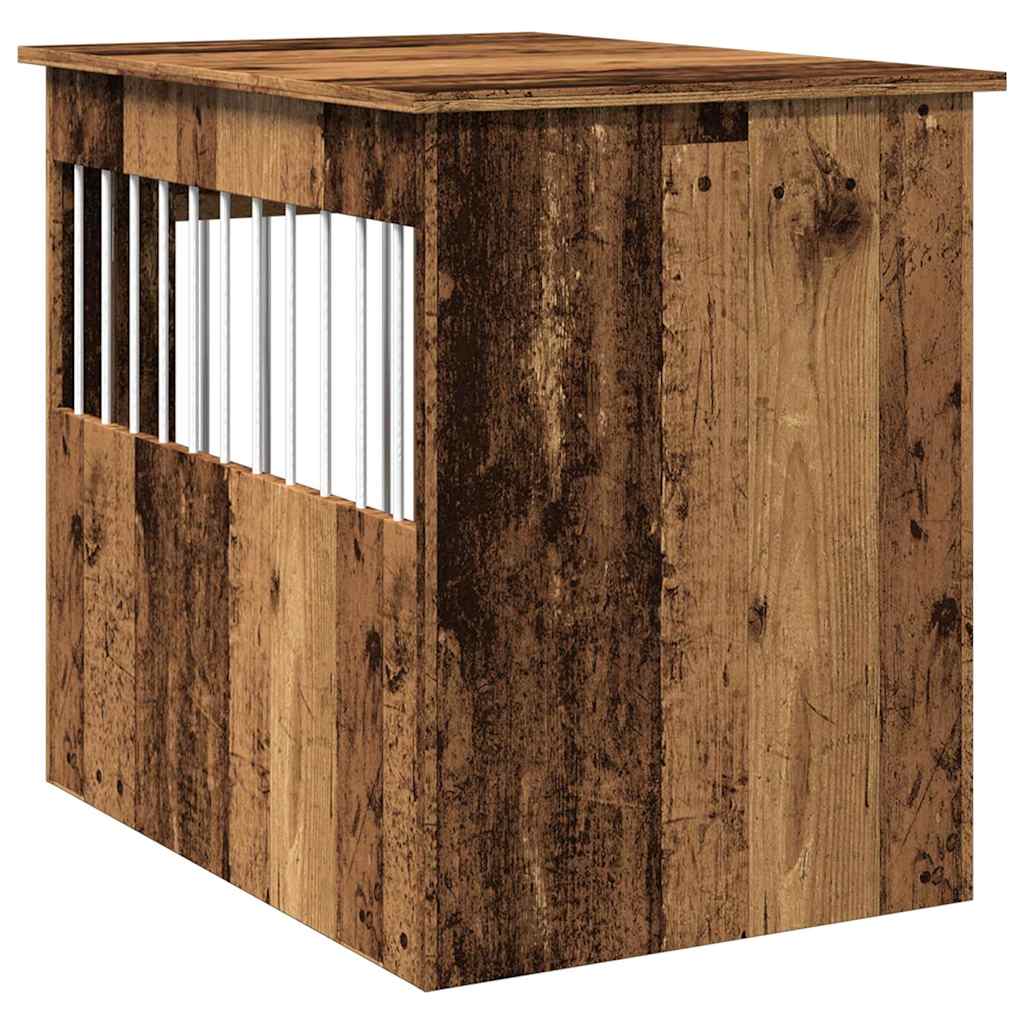 Gabbia Cani da Arredamento Legno Antico Legno Multistrato