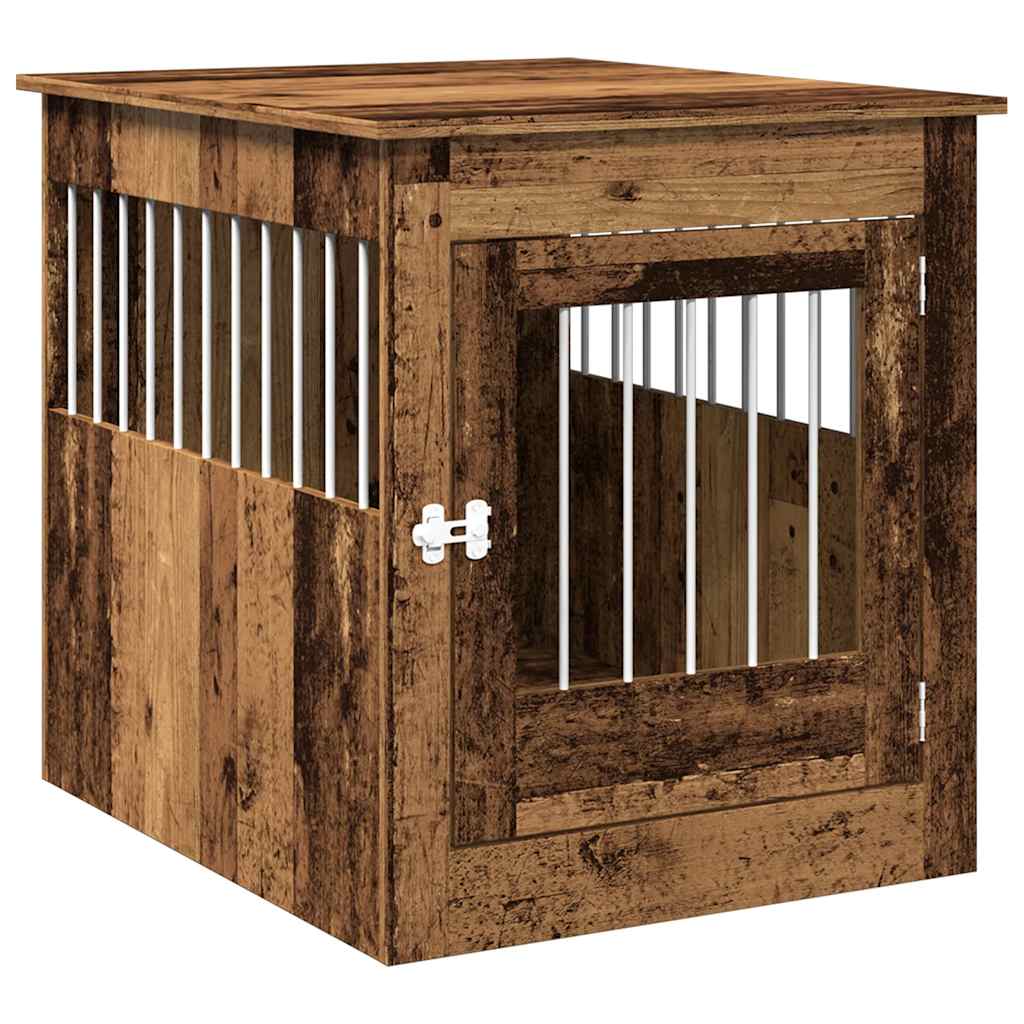 Gabbia Cani da Arredamento Legno Antico Legno Multistrato