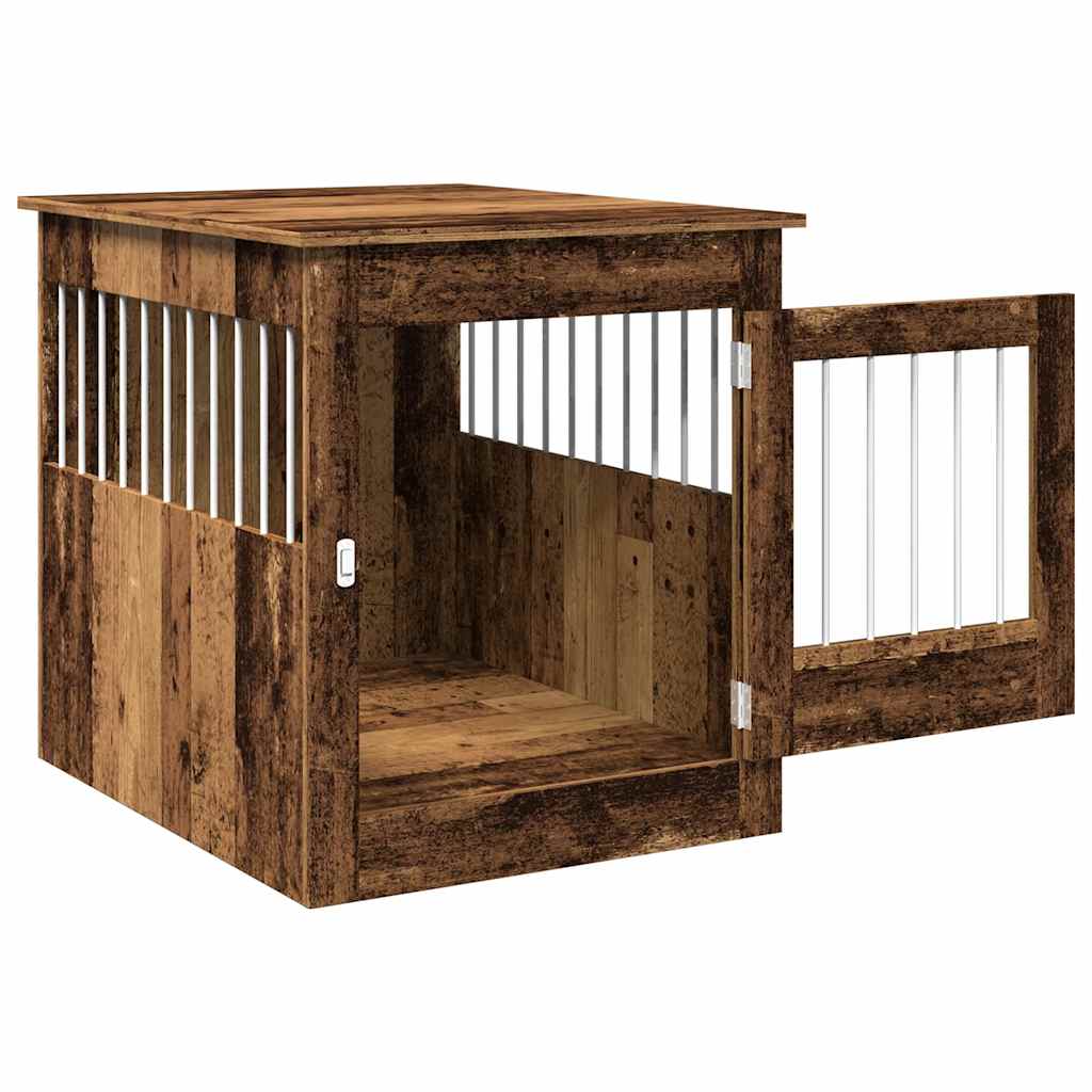 Gabbia Cani da Arredamento Legno Antico Legno Multistrato
