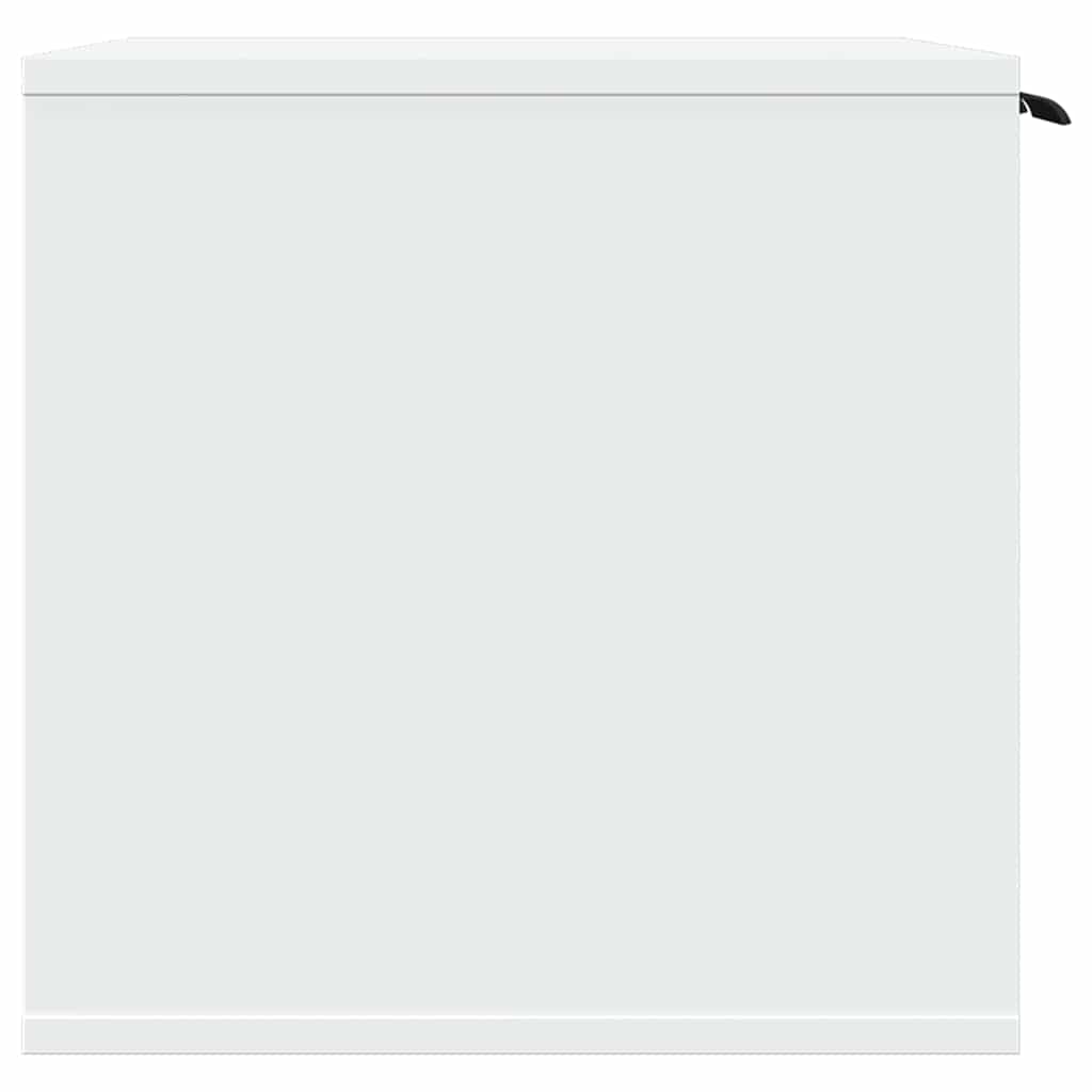 Recinto Lettiera Gatti Bianco 60x40x40 cm in Truciolato