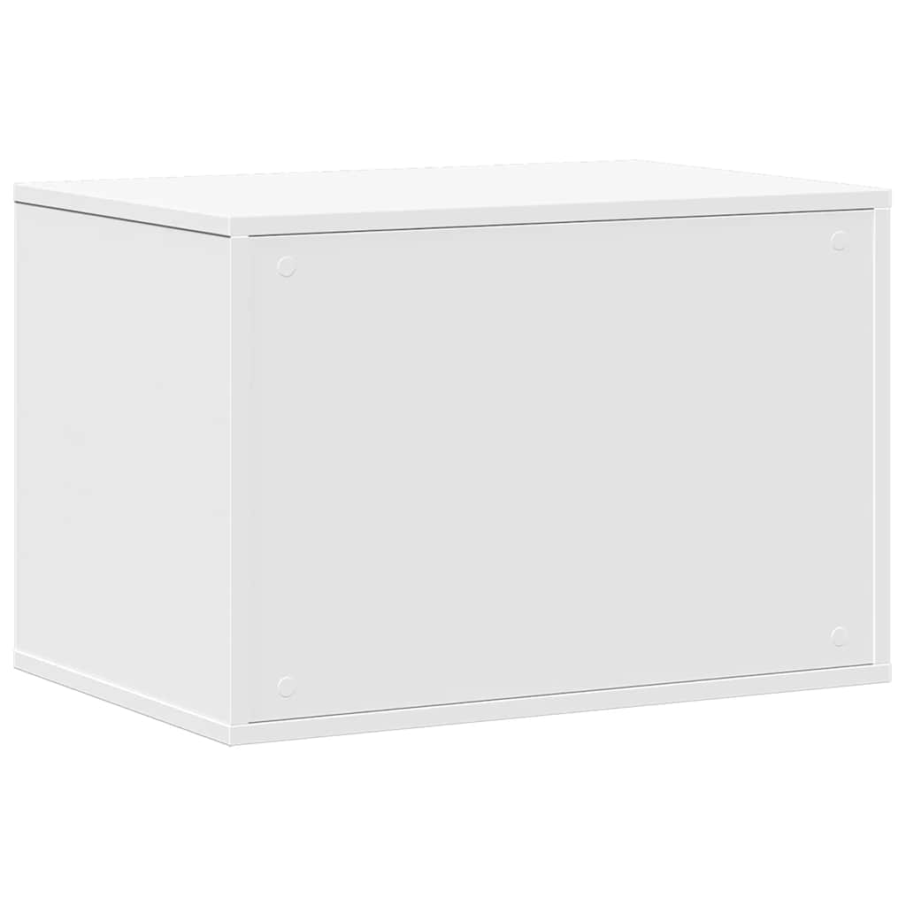 Recinto Lettiera Gatti Bianco 60x40x40 cm in Truciolato