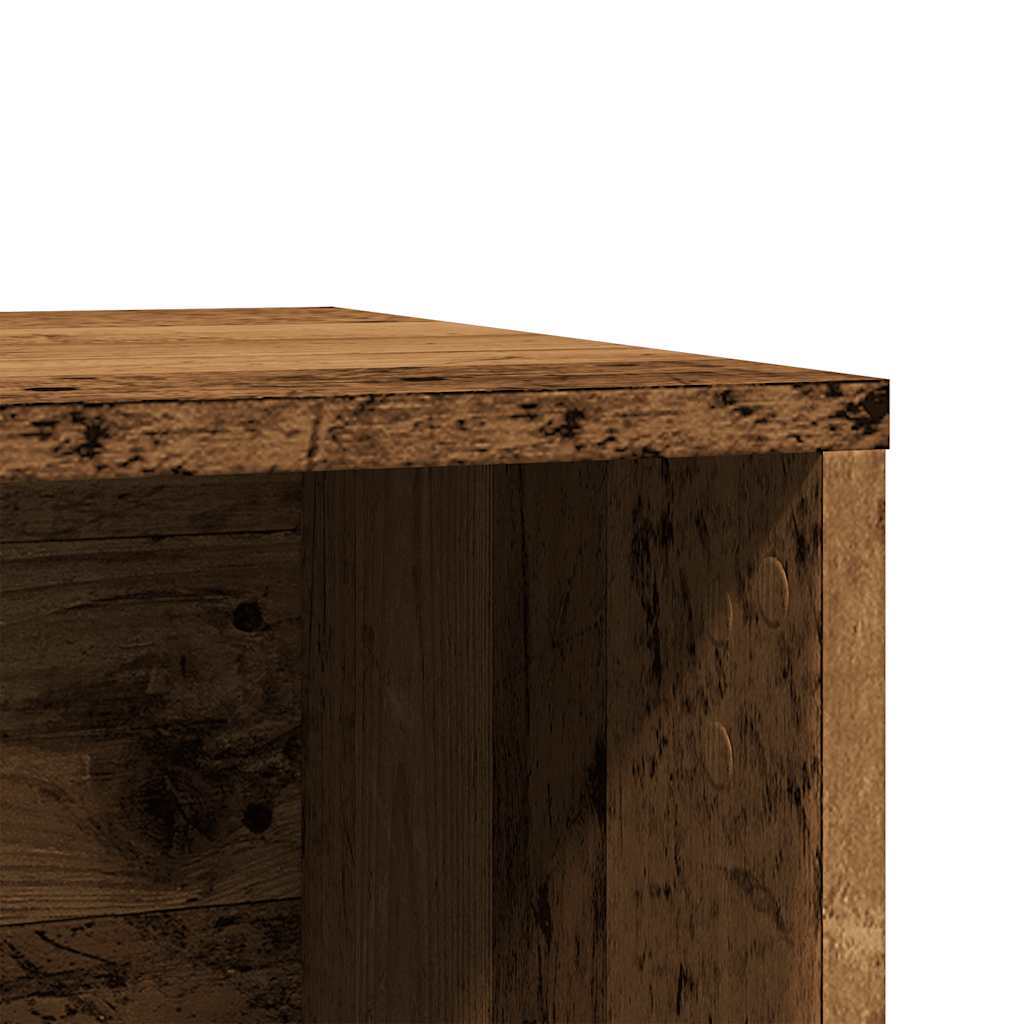 Recinto Lettiera Gatti Legno Vecchio 60x40x40 cm in Truciolato