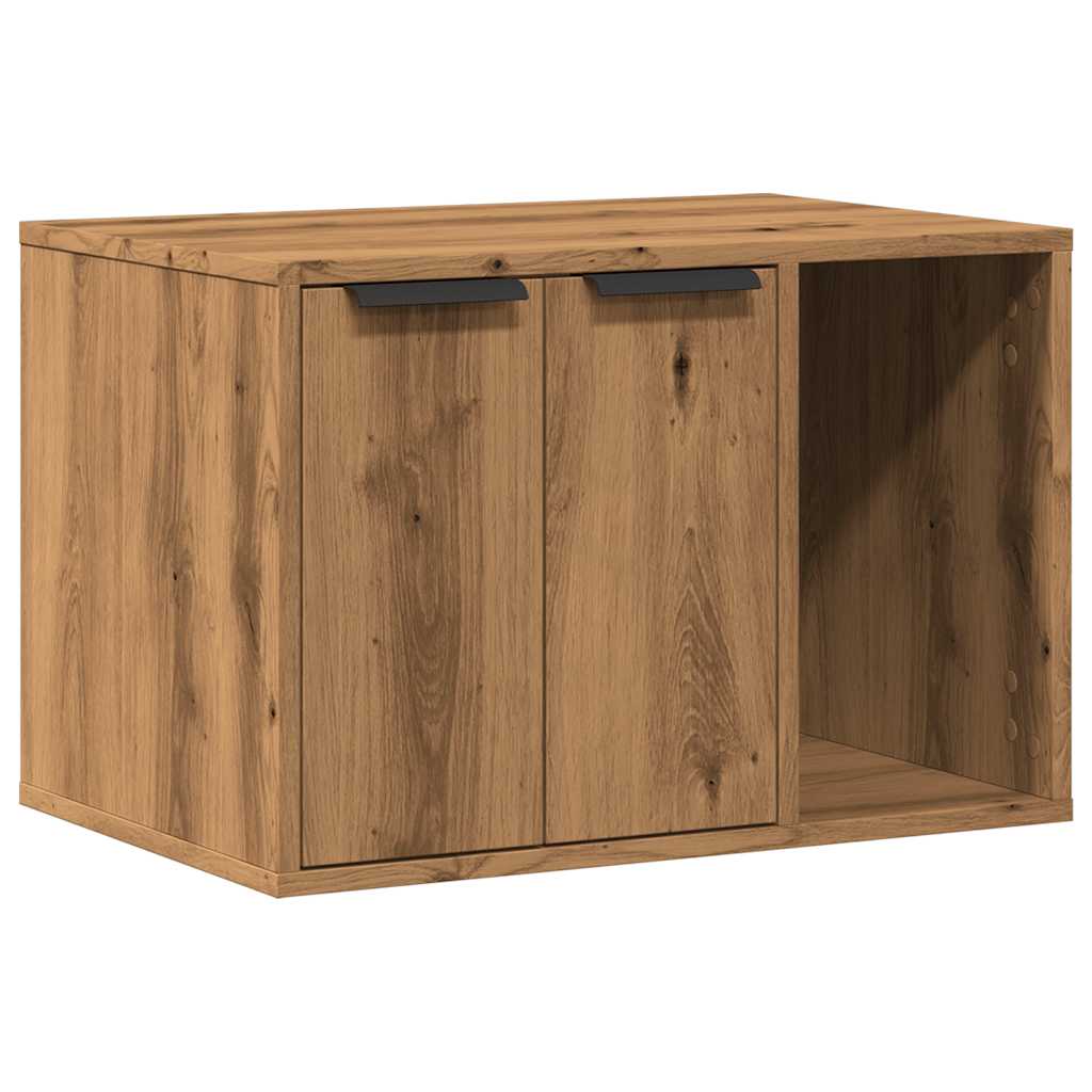 Recinto Lettiera Rovere Artigianale 60x40x40 cm in Truciolato