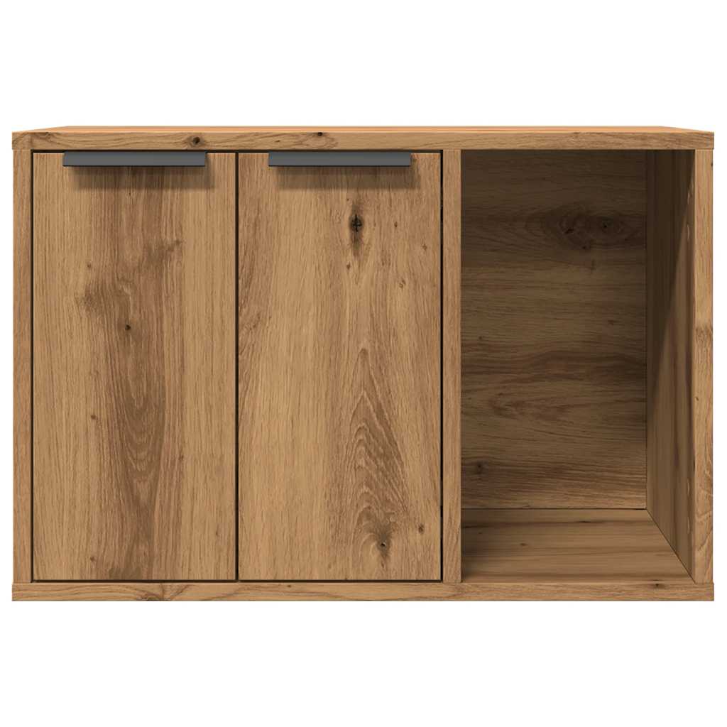 Recinto Lettiera Rovere Artigianale 60x40x40 cm in Truciolato