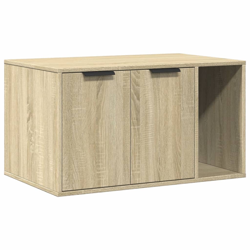 Recinto Lettiera Gatti Rovere Sonoma 80x50x45 cm in Truciolato