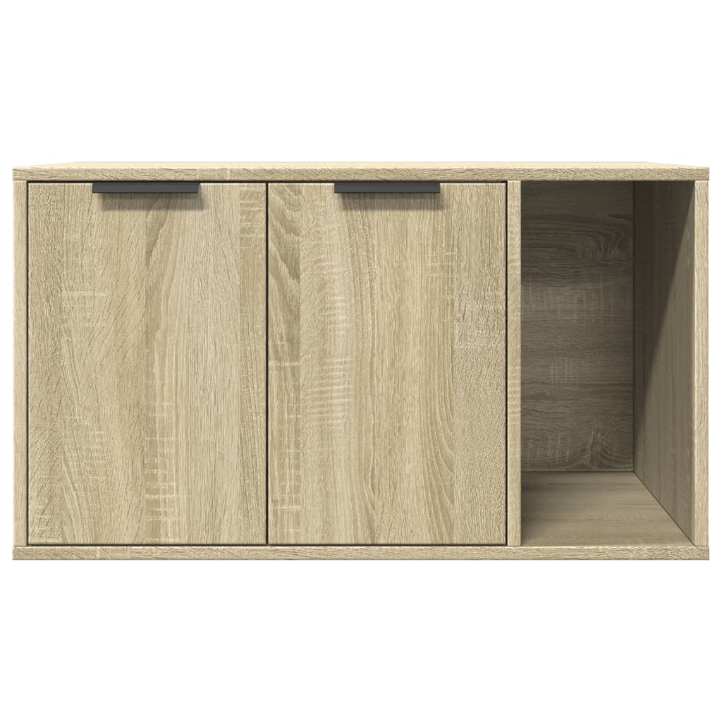 Recinto Lettiera Gatti Rovere Sonoma 80x50x45 cm in Truciolato