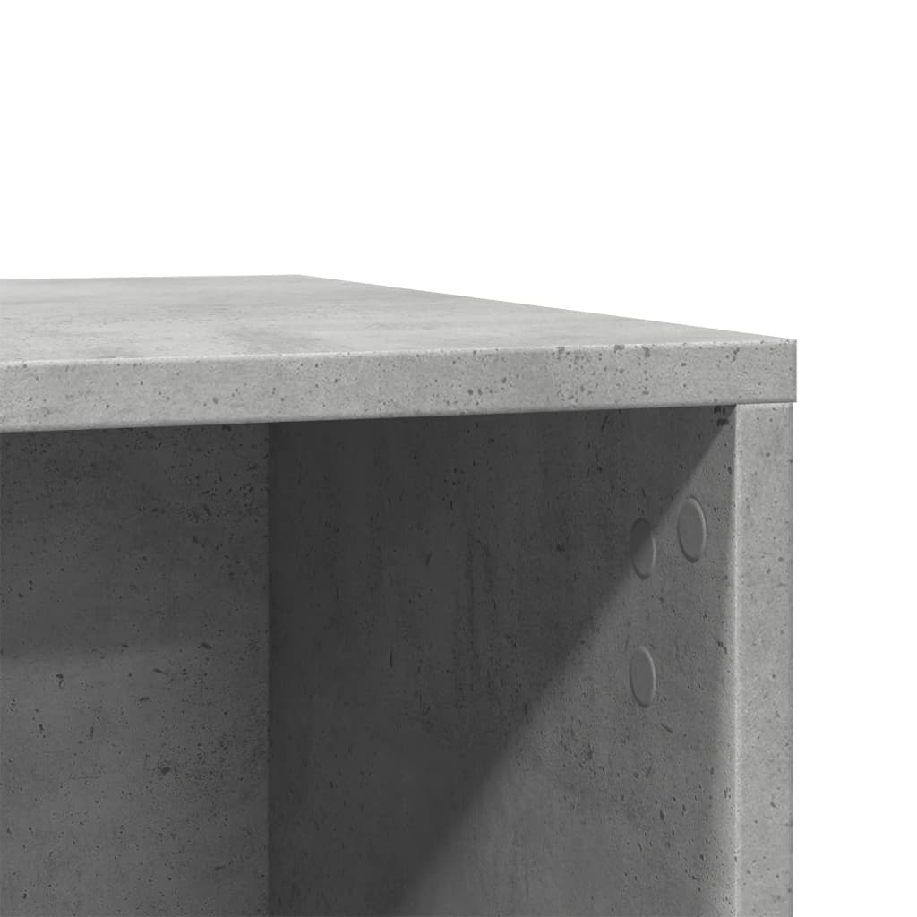 Recinto Lettiera Gatti Grigio Cemento 60x40x40 cm in Truciolato