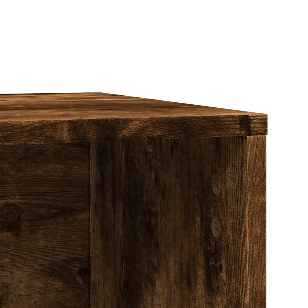 Recinto Lettiera Gatti Rovere Fumo 80x50x45 cm in Truciolato