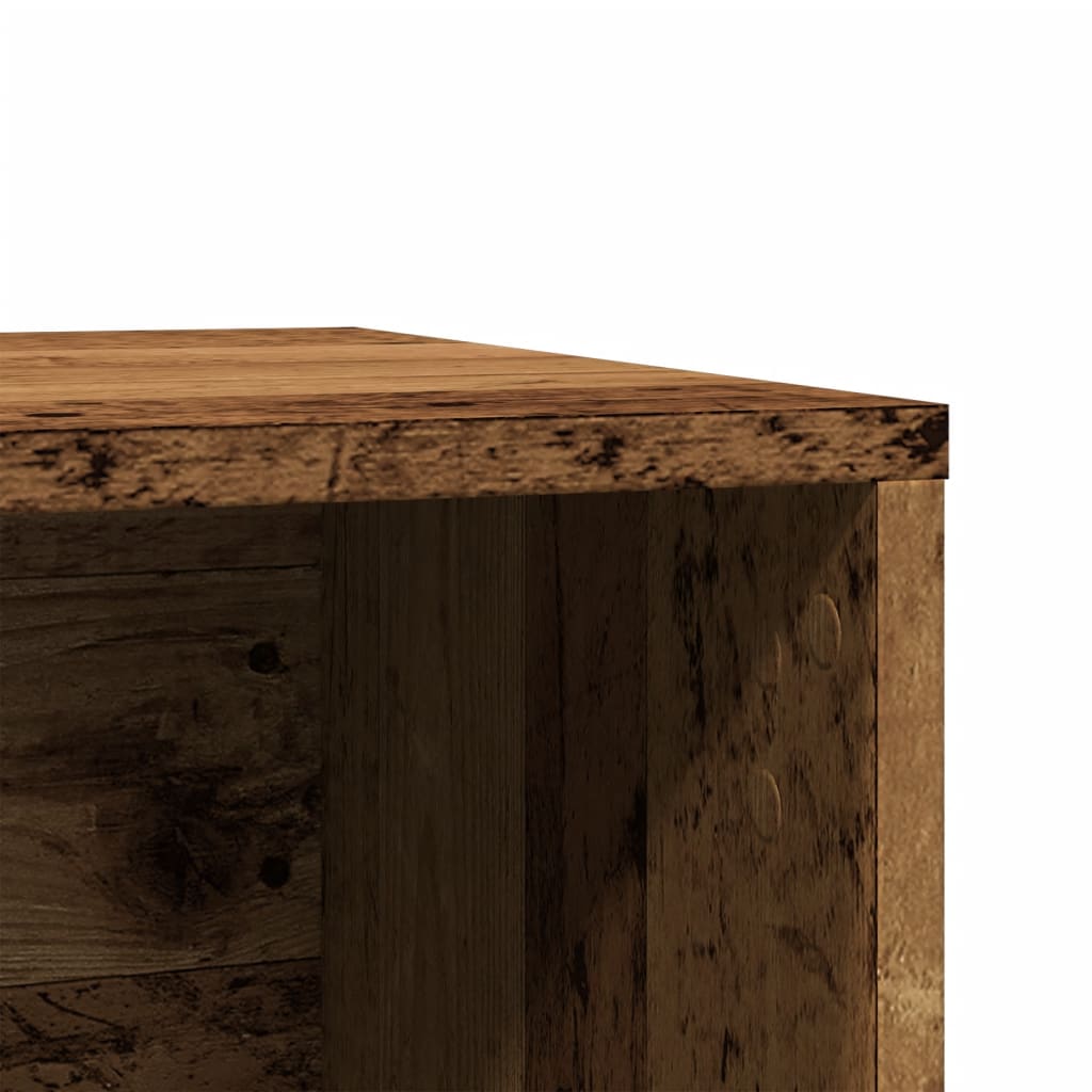 Recinto Lettiera Gatti Legno Vecchio 80x50x45 cm in Truciolato