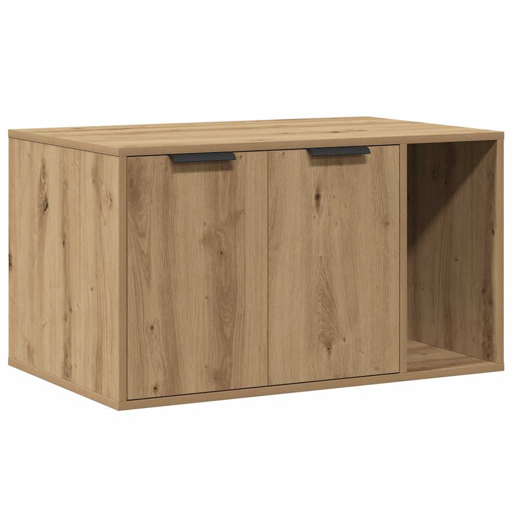 Recinto Lettiera Rovere Artigianale 80x50x45 cm in Truciolato