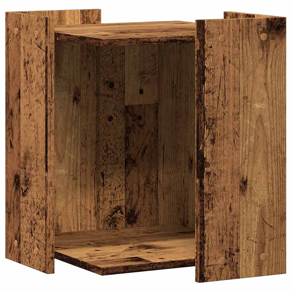 Recinto Lettiera Gatti Grigio Sonoma 60x40x40 cm in Truciolato