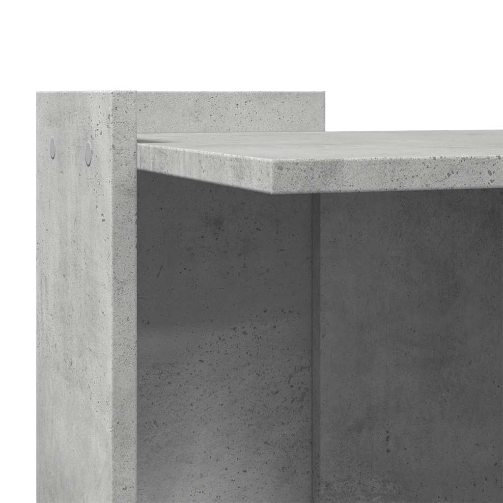 Recinto Lettiera Gatti Grigio Cemento 53x53x51 cm in Truciolato