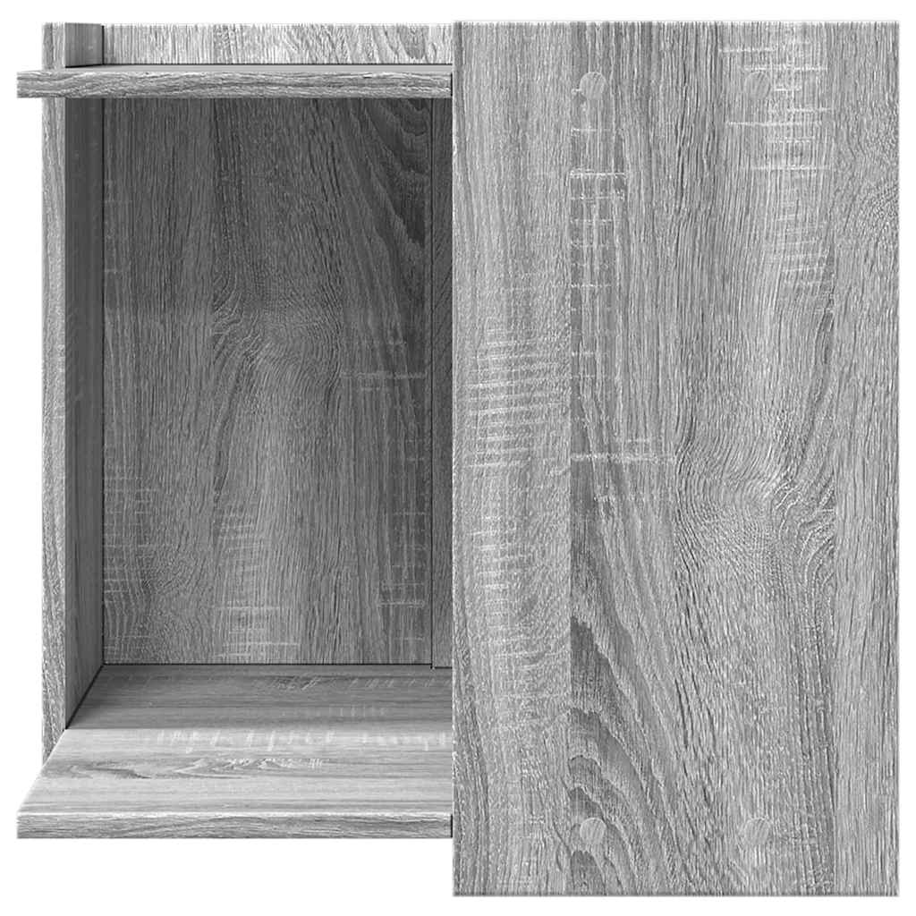 Recinto Lettiera Gatti Grigio Sonoma 53x53x51 cm in Truciolato