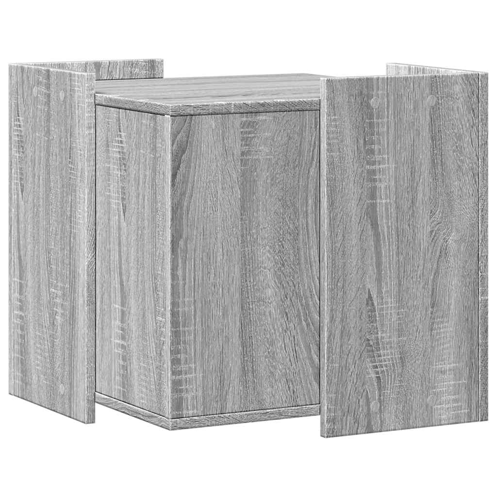 Recinto Lettiera Gatti Grigio Sonoma 53x53x51 cm in Truciolato
