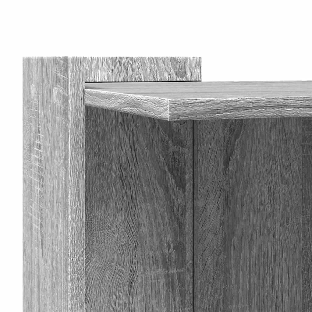 Recinto Lettiera Gatti Grigio Sonoma 53x53x51 cm in Truciolato