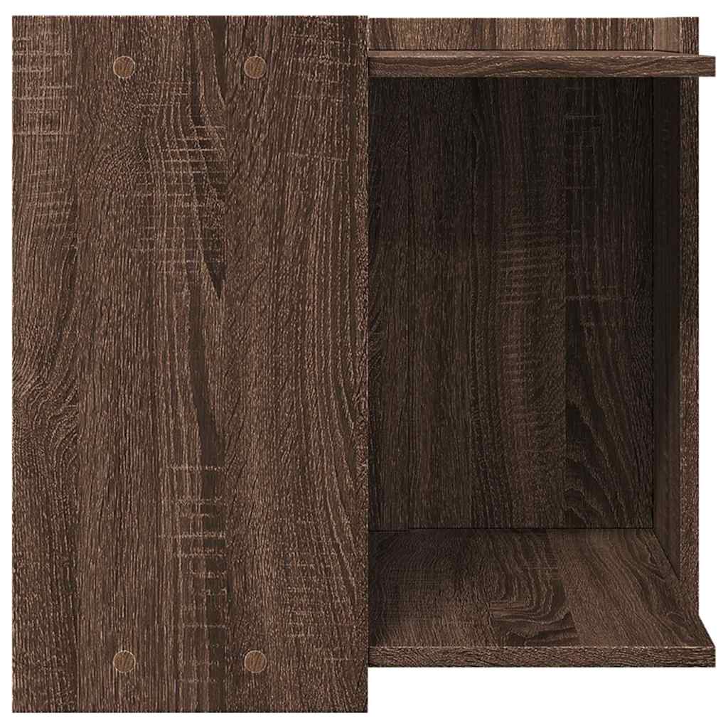 Recinto Lettiera Gatti Rovere Marrone 53x53x51 cm in Truciolato