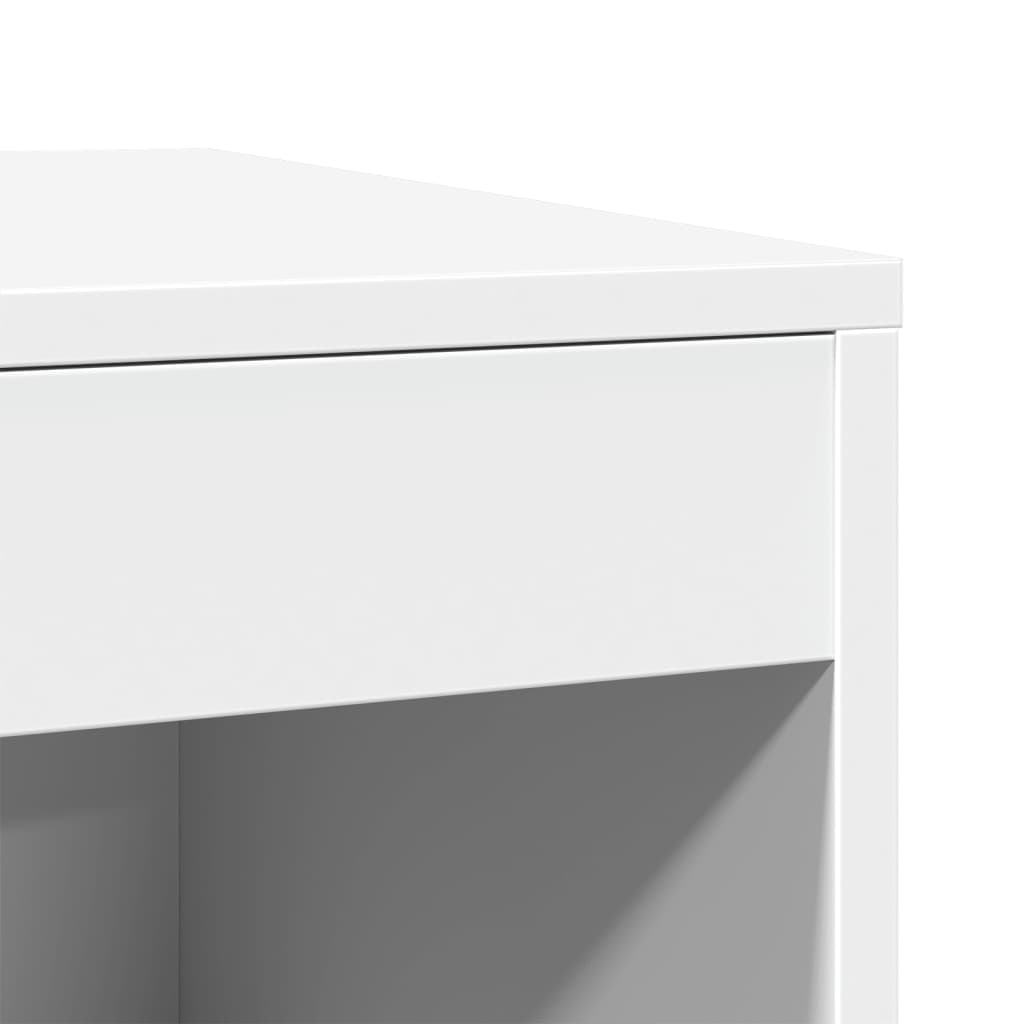 Recinto Lettiera Gatti Bianco 47x59x42 cm in Truciolato