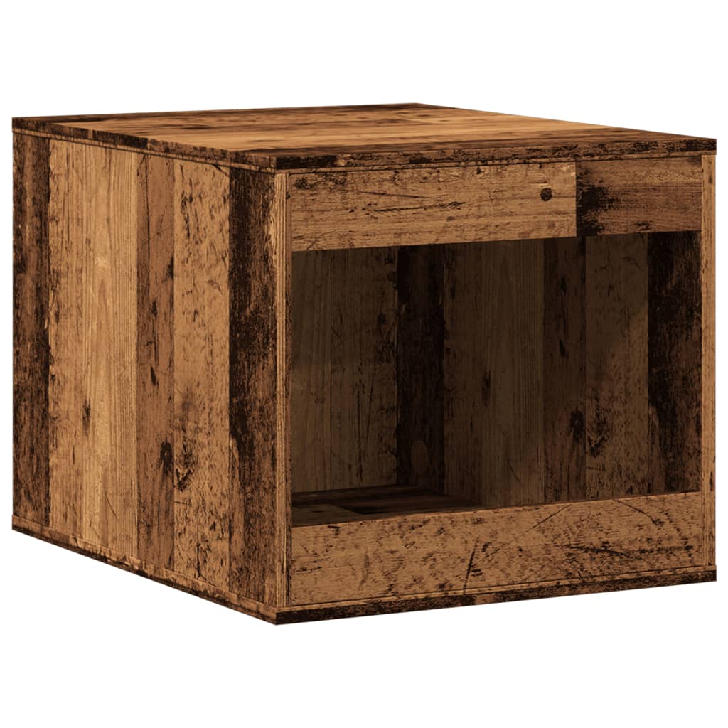 Recinto Lettiera Gatti Legno Vecchio 47x59x42 cm in Truciolato