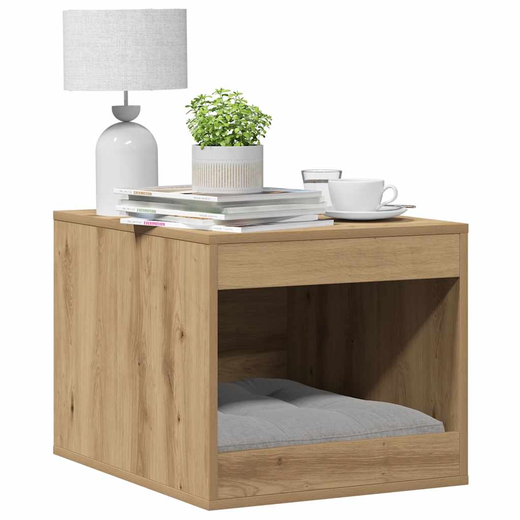 Recinto Lettiera Rovere Artigianale 47x59x42 cm in Truciolato