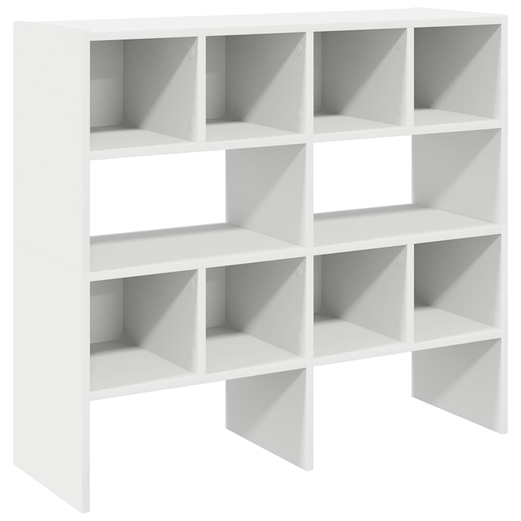 Scarpiere 2 pz Impilabili Bianche 89,5x30x40 cm