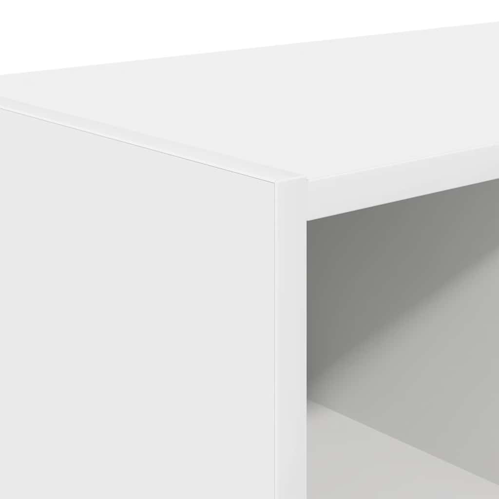 Scarpiere 2 pz Impilabili Bianche 89,5x30x40 cm