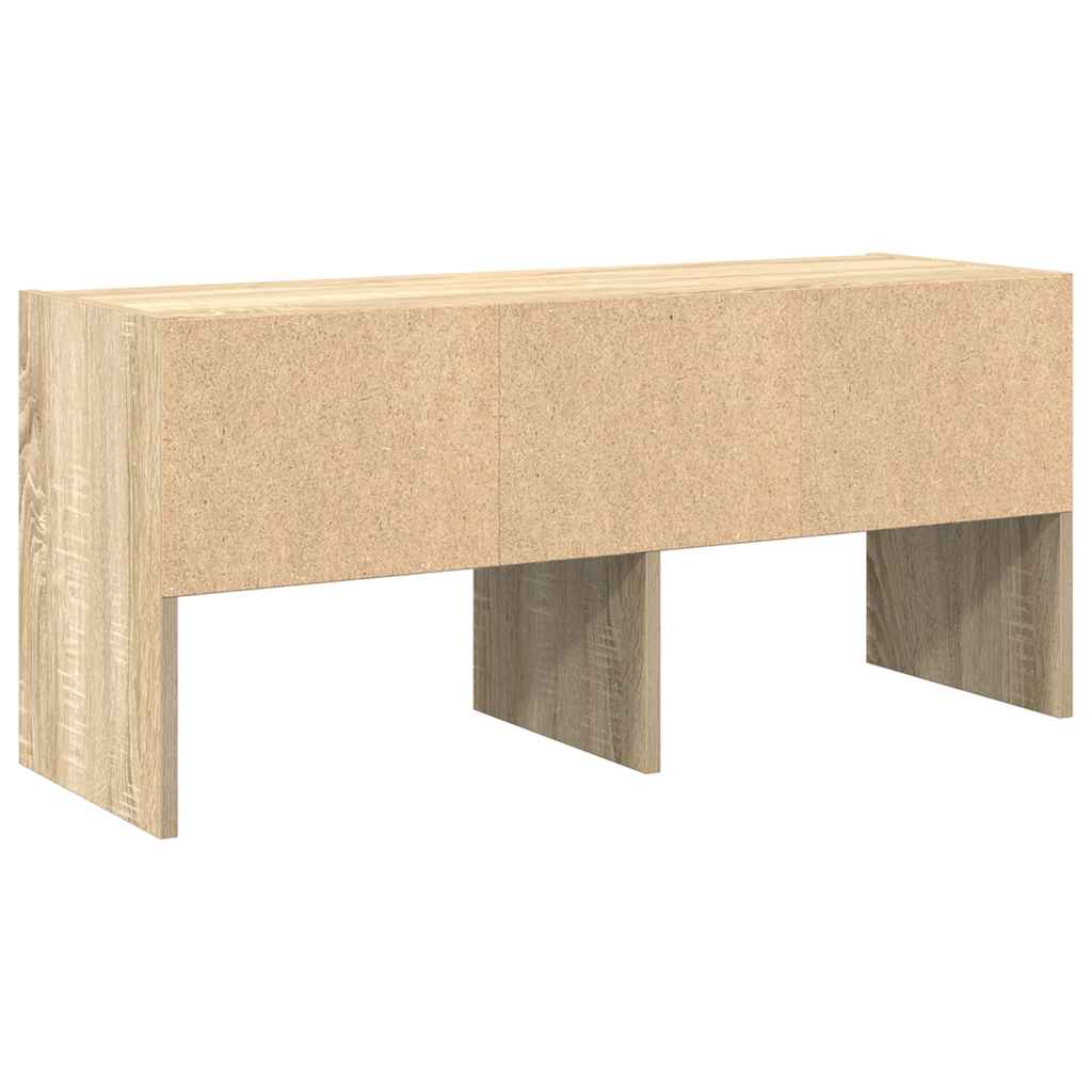 Scarpiera Impilabile Rovere Sonoma 89,5x30x40 cm