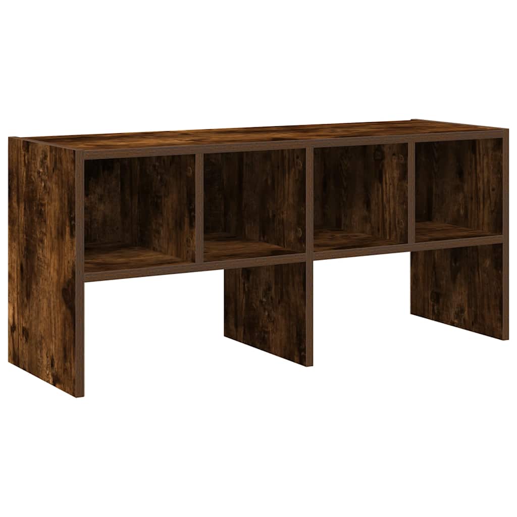 Scarpiera Impilabile Rovere Fumo 89,5x30x40 cm