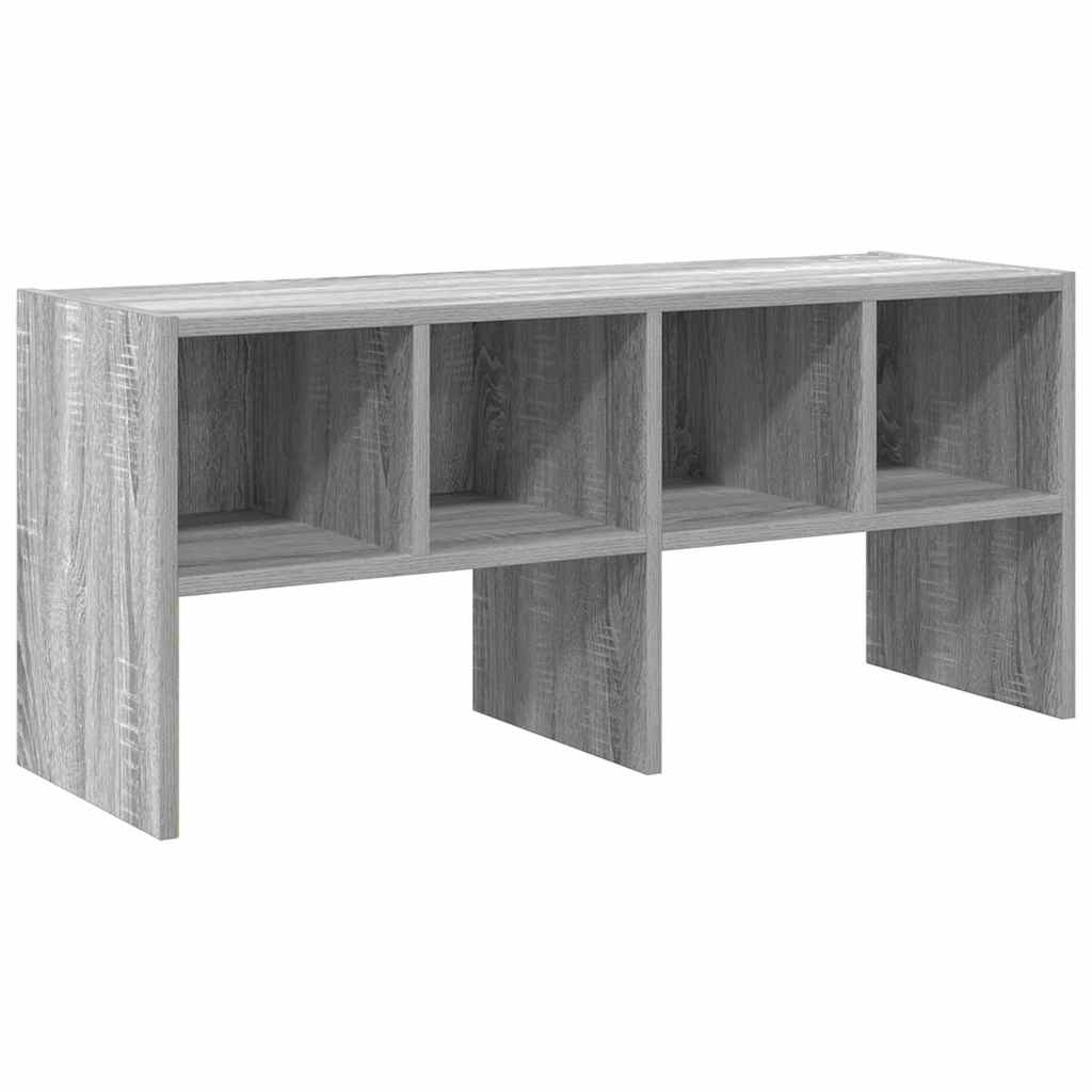 Scarpiera Impilabile Grigio Sonoma 89,5x30x40 cm