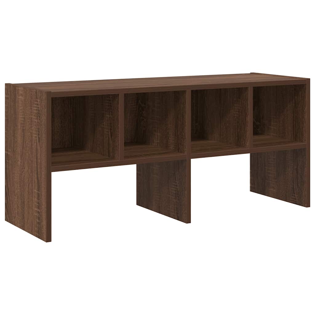 Scarpiera Impilabile Rovere Marrone 89,5x30x40 cm