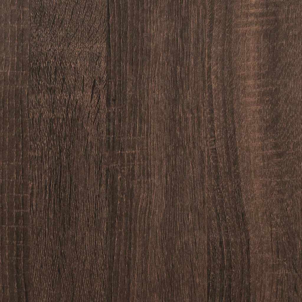 Scarpiera Impilabile Rovere Marrone 89,5x30x40 cm