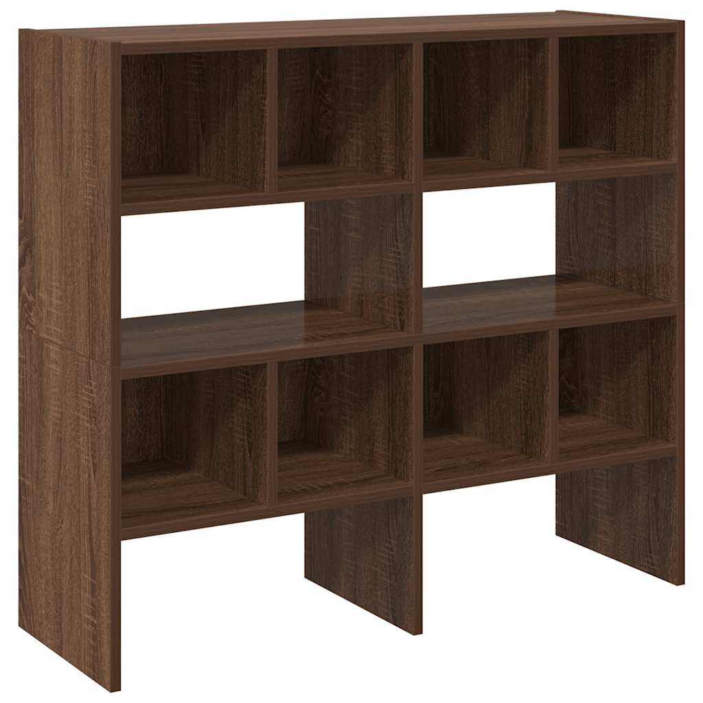 Scarpiere 2 pz Impilabili Rovere Marrone 89,5x30x40 cm