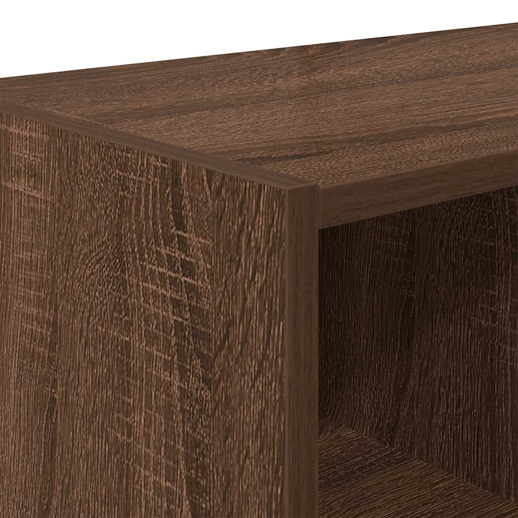 Scarpiere 2 pz Impilabili Rovere Marrone 89,5x30x40 cm