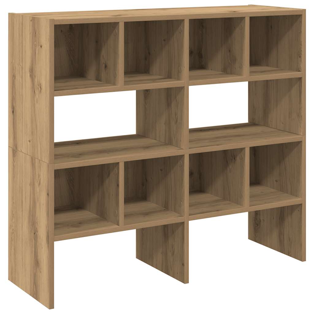 Scarpiere 2 pz Impilabili Rovere Artigianale 89,5x30x40 cm