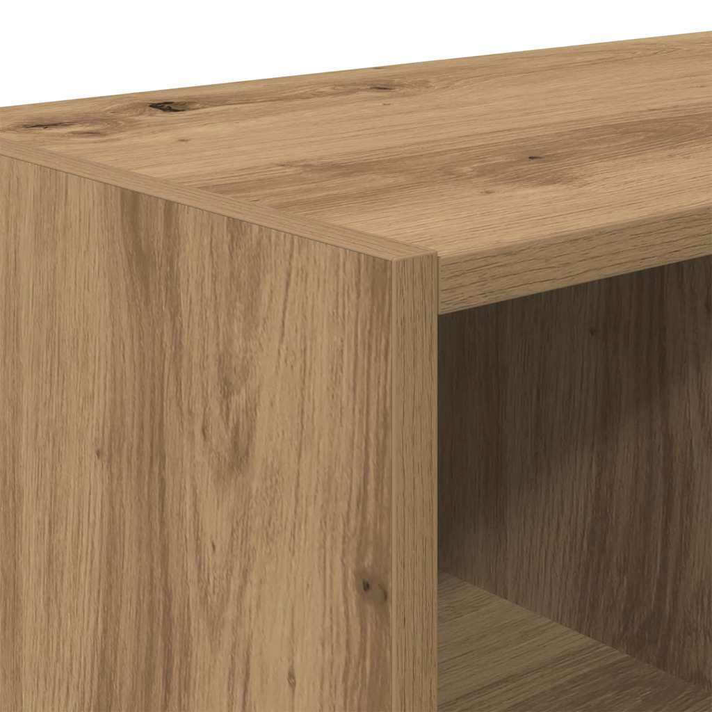 Scarpiere 2 pz Impilabili Rovere Artigianale 89,5x30x40 cm