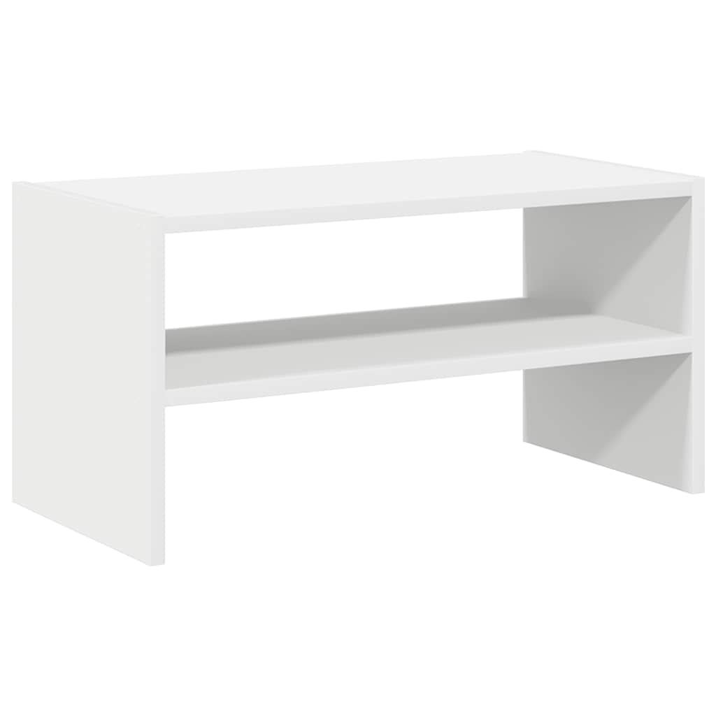 Scarpiera Impilabile Bianca 60x30x30,5 cm