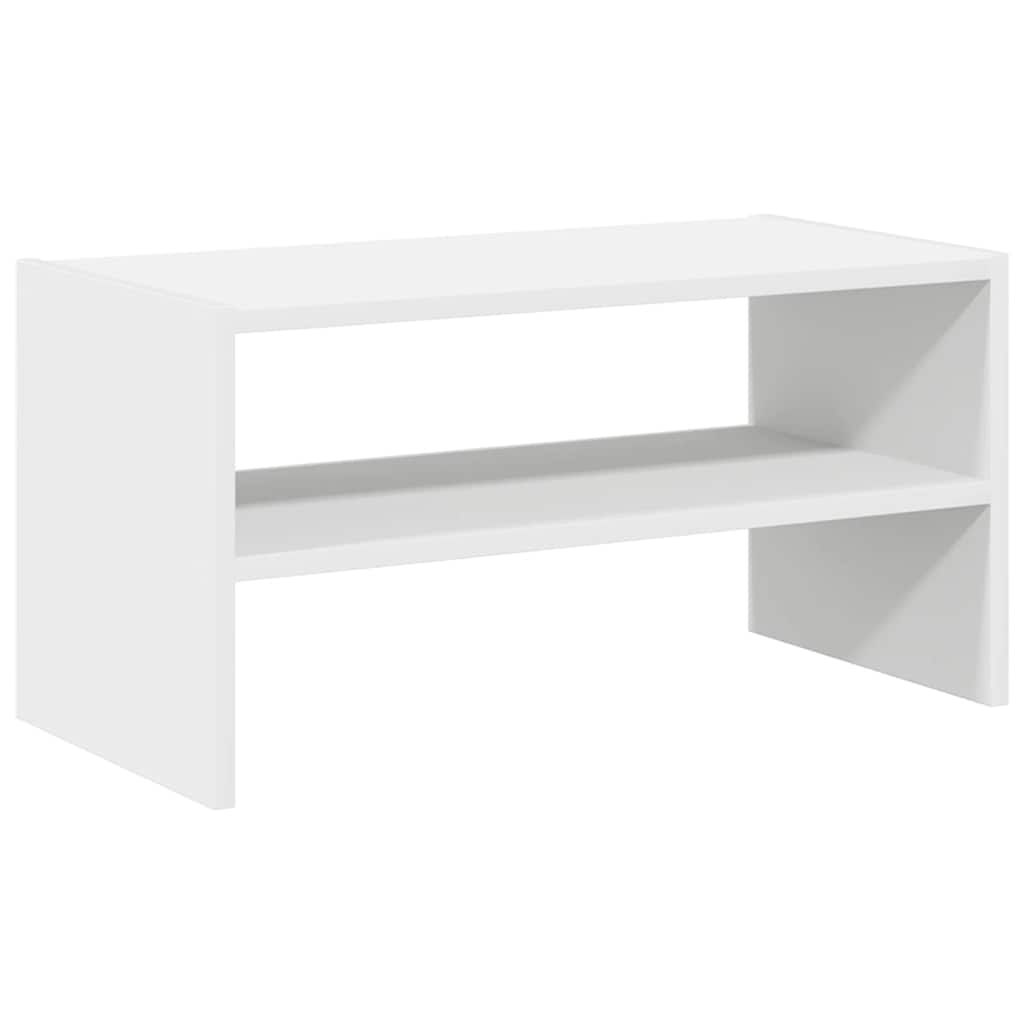 Scarpiera Impilabile Bianca 60x30x30,5 cm