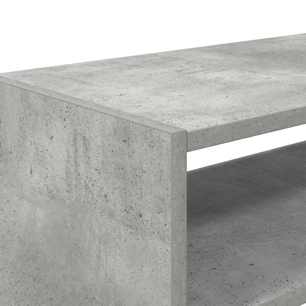 Scarpiera Impilabile Grigio Cemento 60x30x30,5 cm