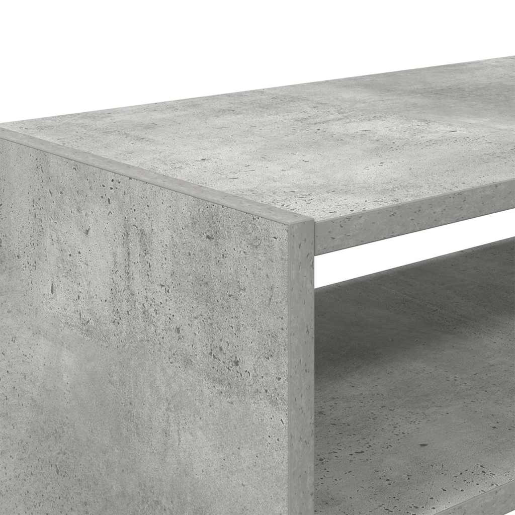 Scarpiere 2 pz Impilabili Grigio Cemento 60x30x30,5 cm